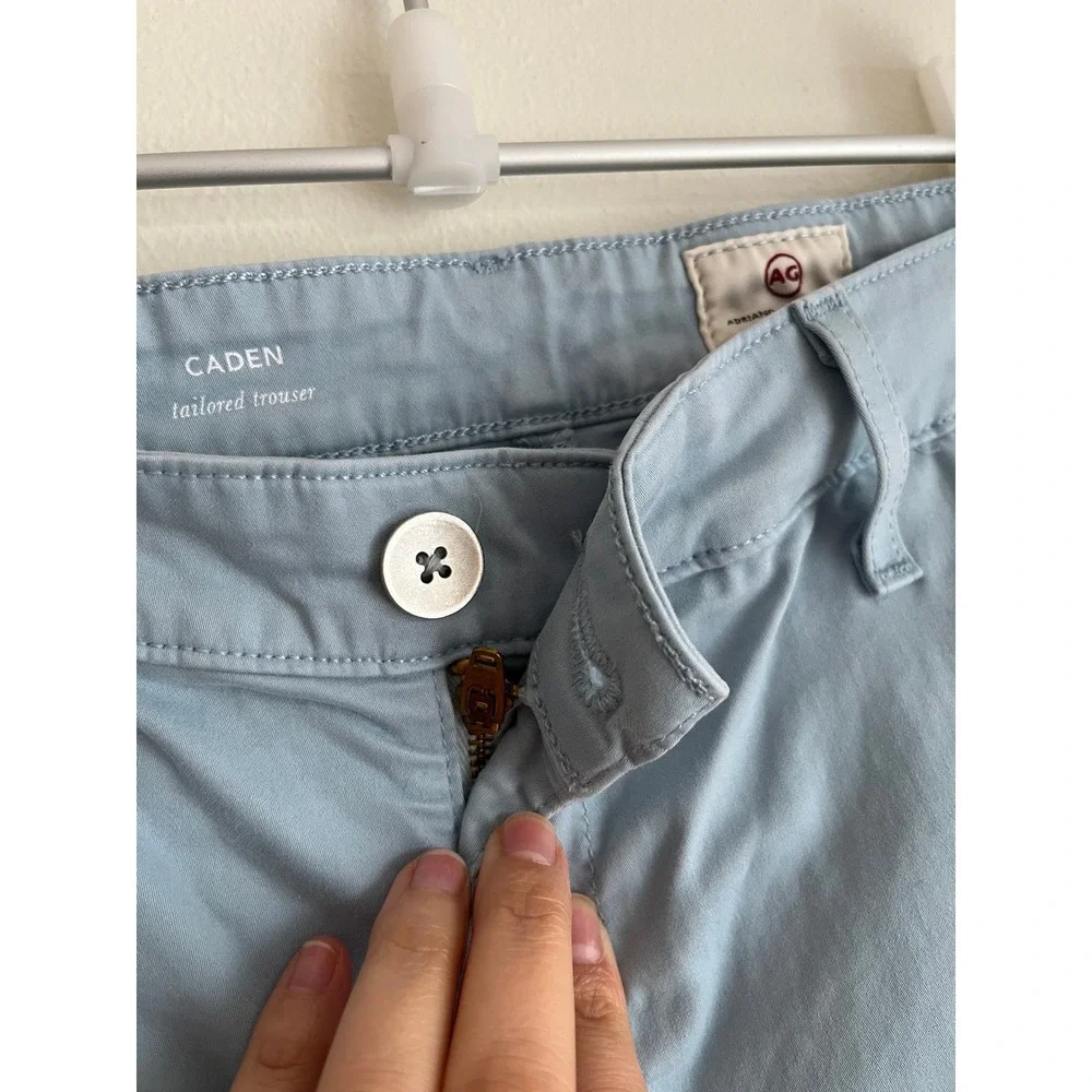 AG‎ Adriano Goldschmied Caden Tailored Trouser Light Blue Chino Mens 30 Prep
